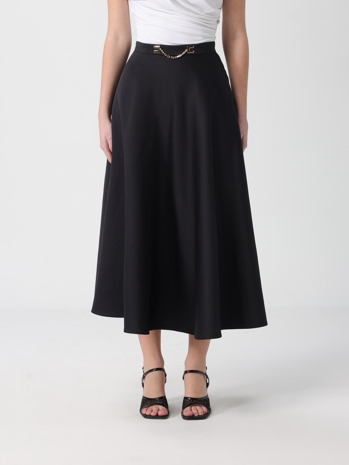 Elisabetta Franchi Satin Skirt · 38