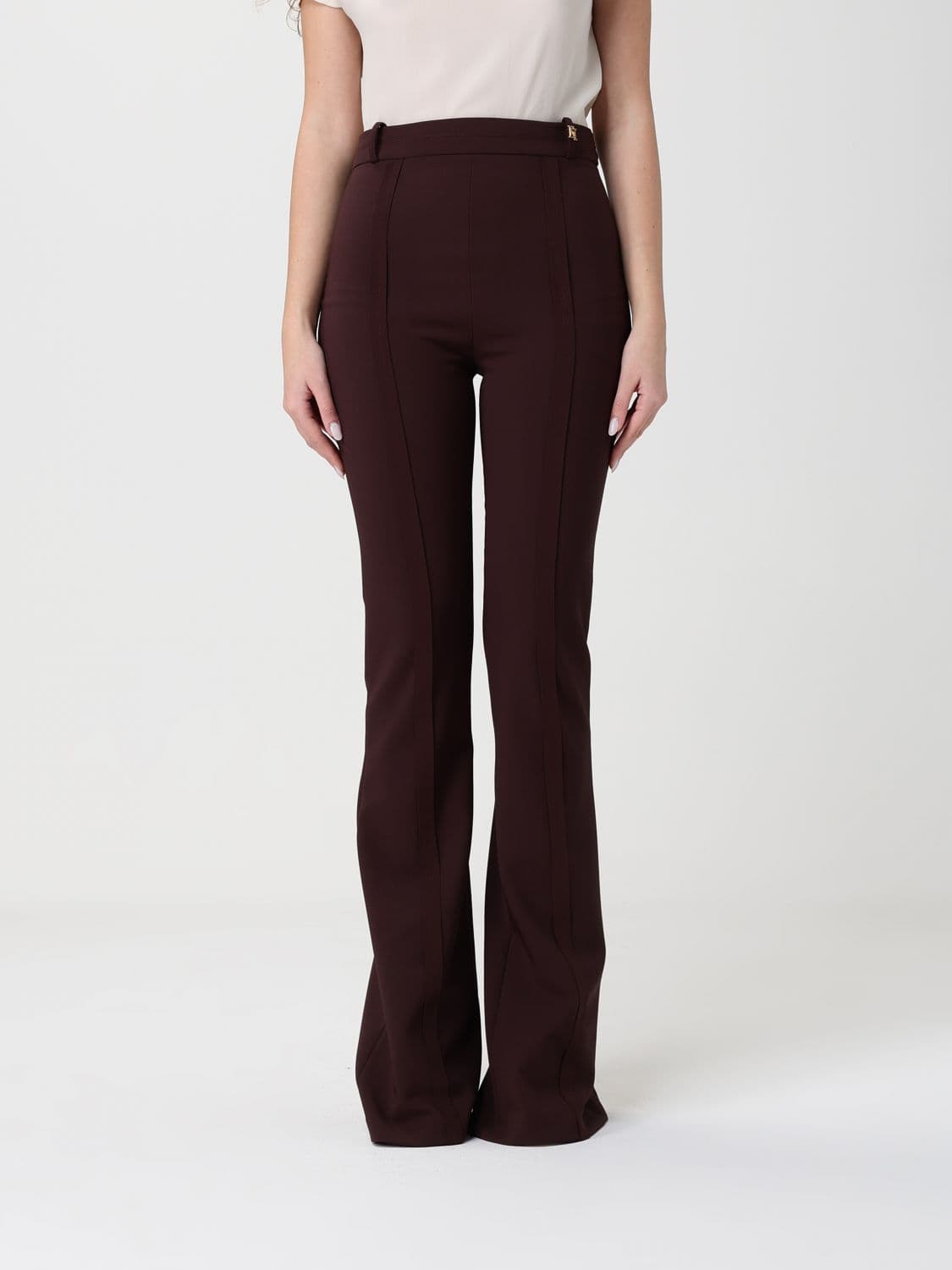 Elisabetta Franchi Crepe Trousers