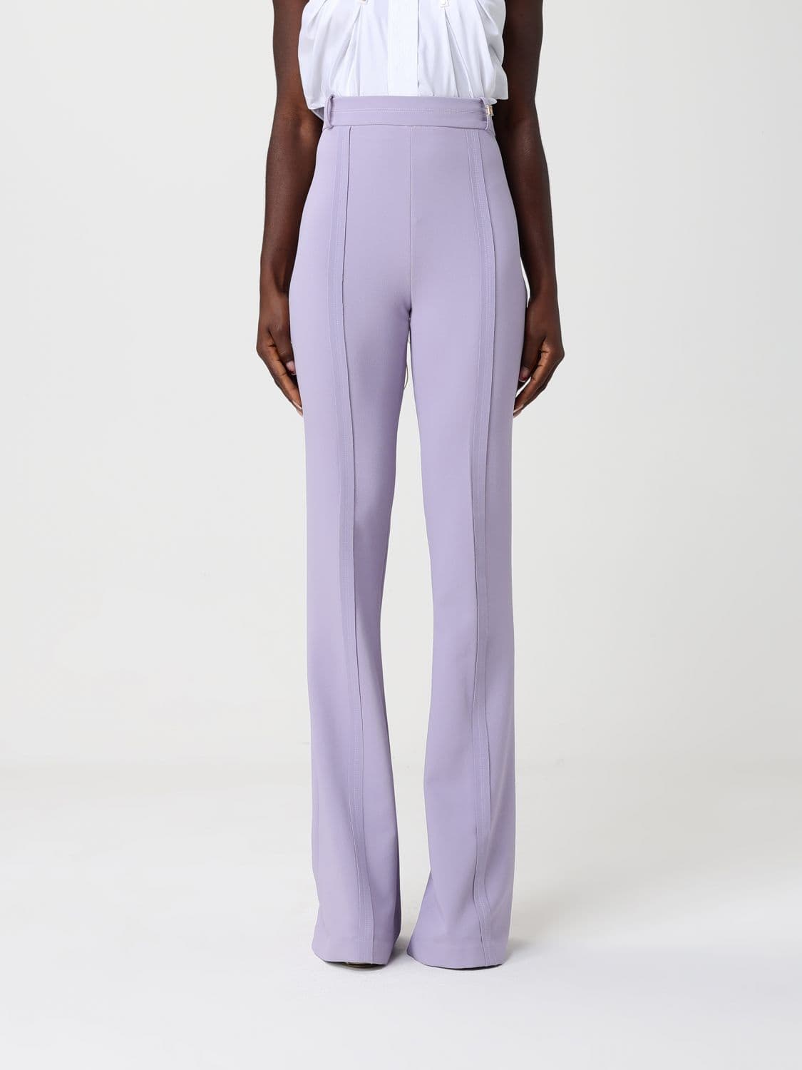 Elisabetta Franchi Crepe Trousers