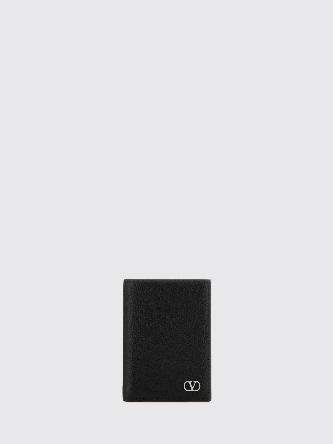 Valentino Garavani VLogo Signature Grained Leather Wallet · OS