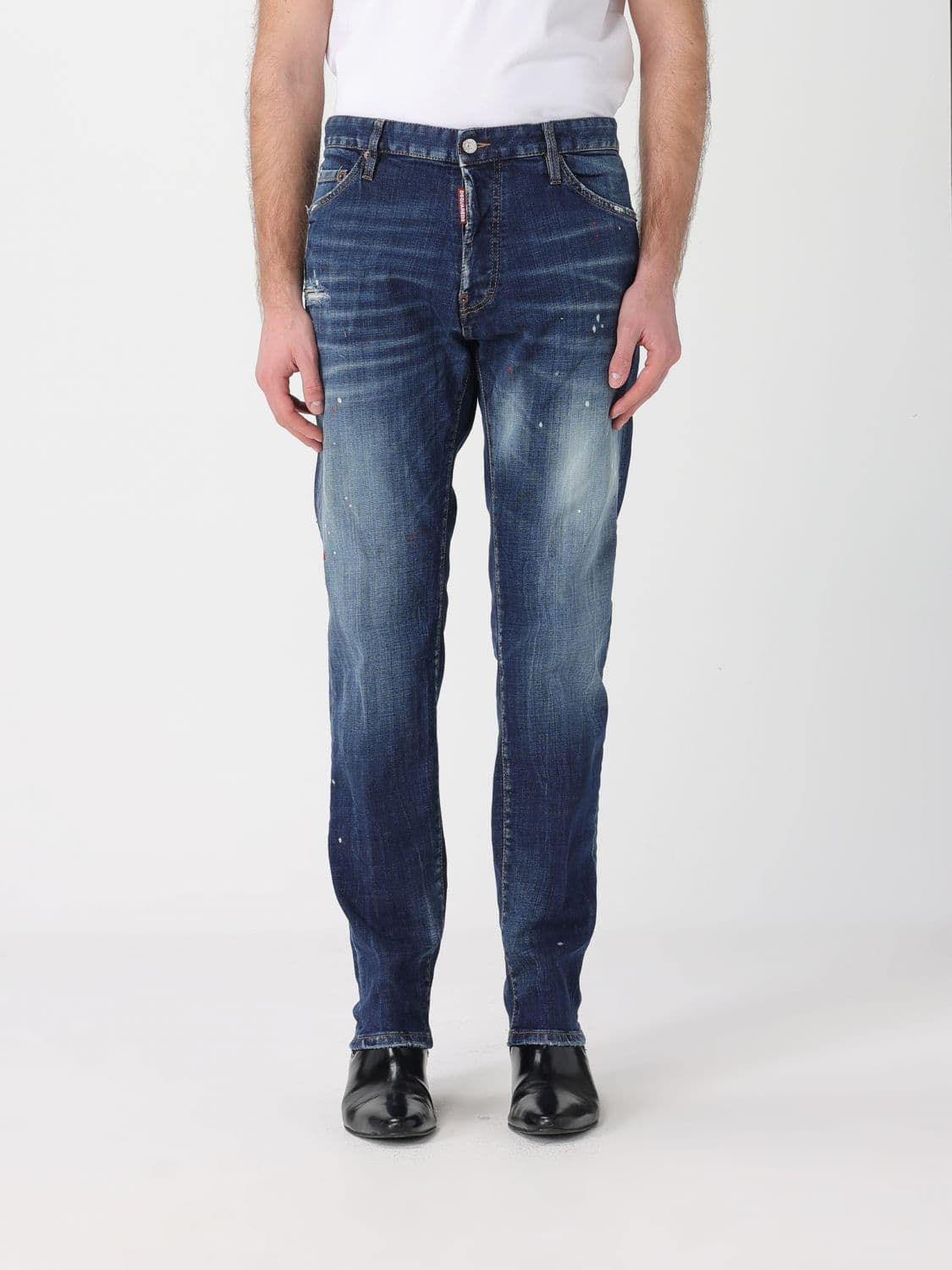 Dsquared2 Distressed Denim Skinny Jeans