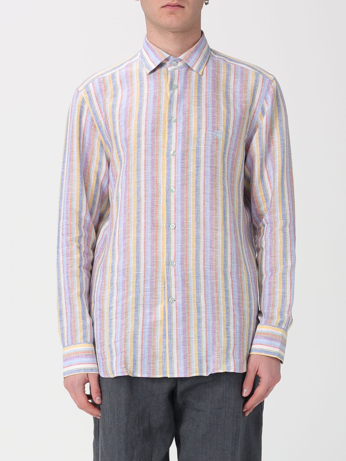 Etro Striped Linen Shirt