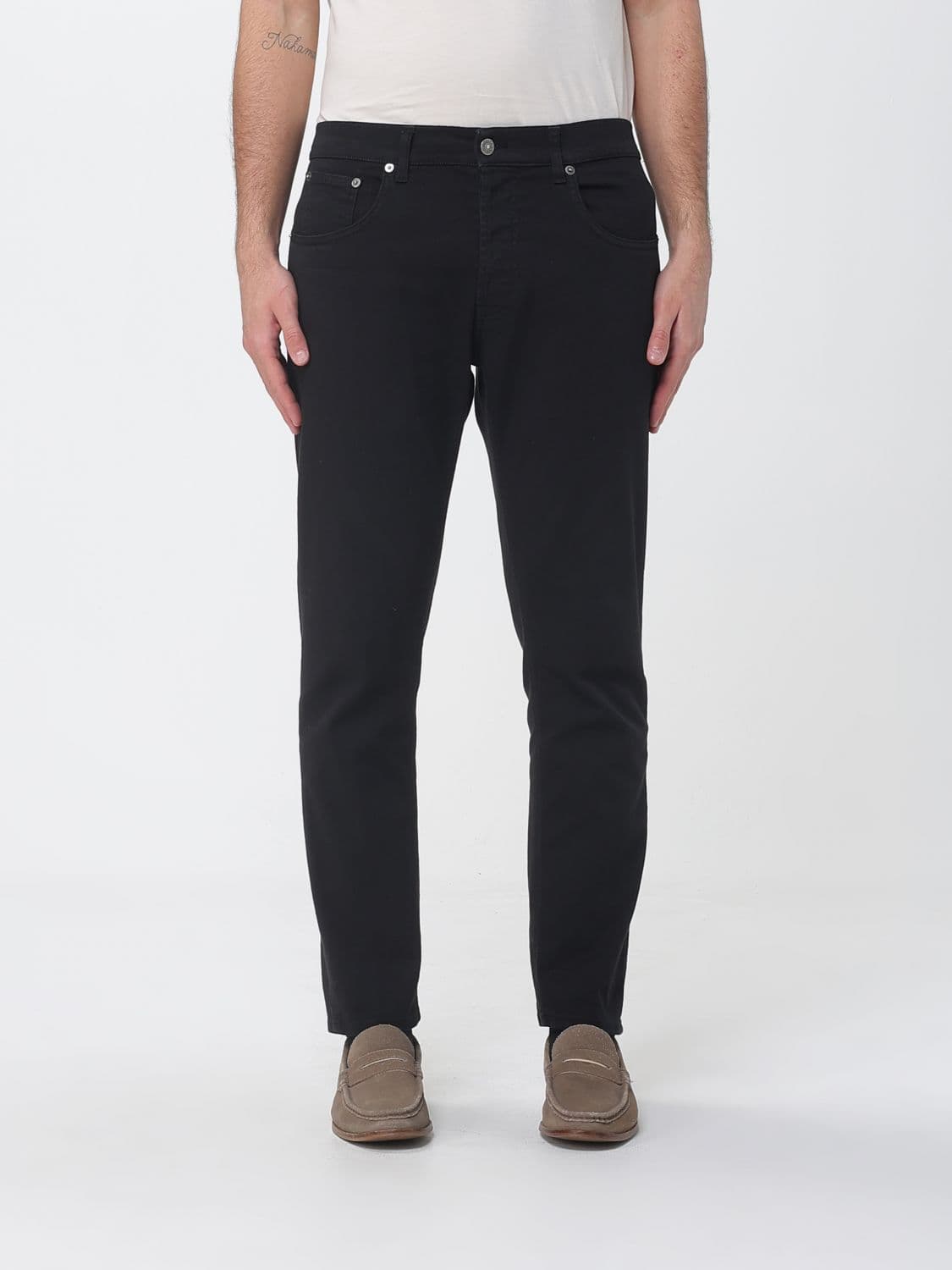Dondup Slim Fit Pants in Stretch Cotton
