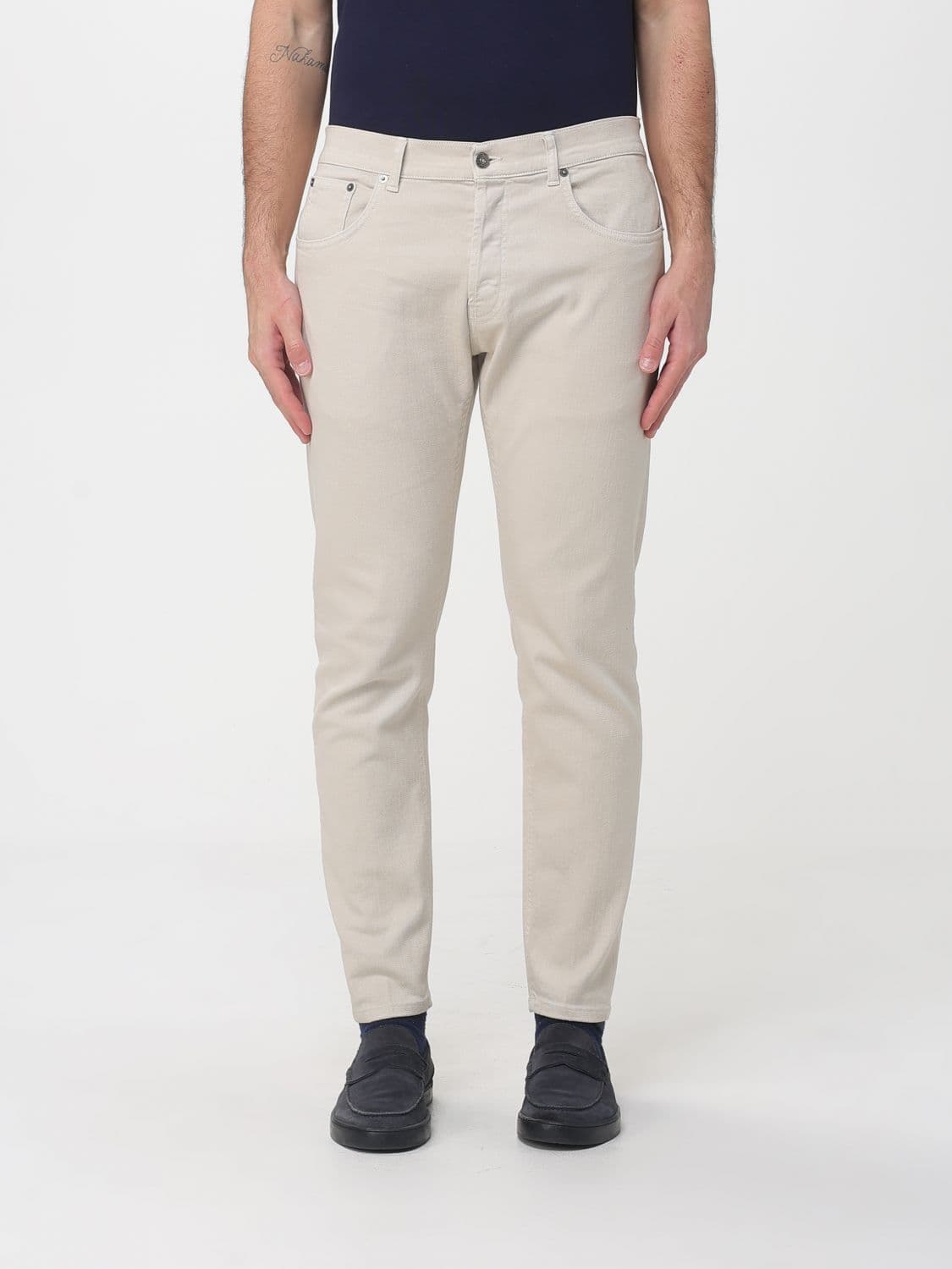 Dondup Slim Fit Pants in Stretch Cotton