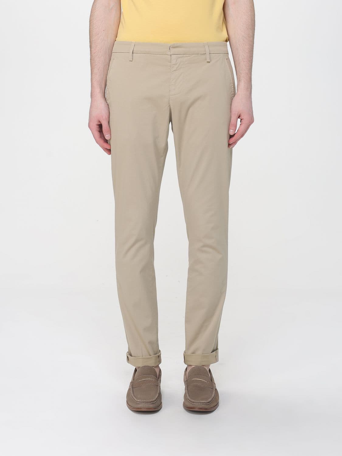 Dondup Stretch Cotton Chino Trousers