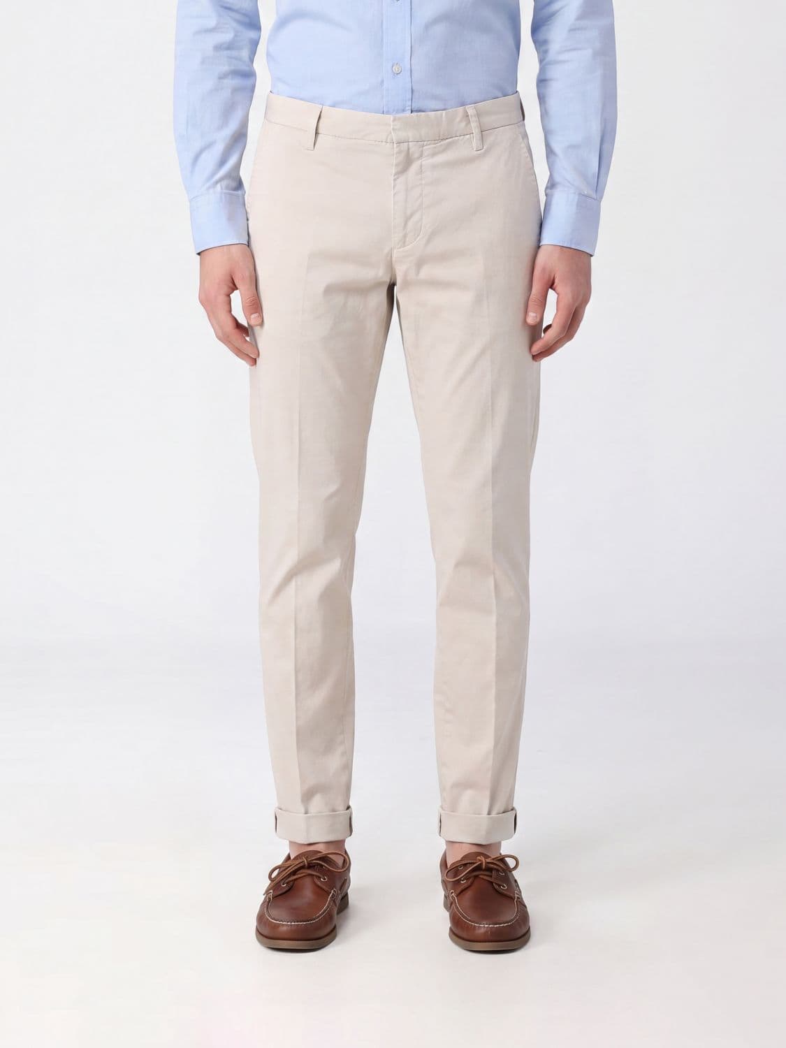 Dondup Stretch Cotton Chino Trousers