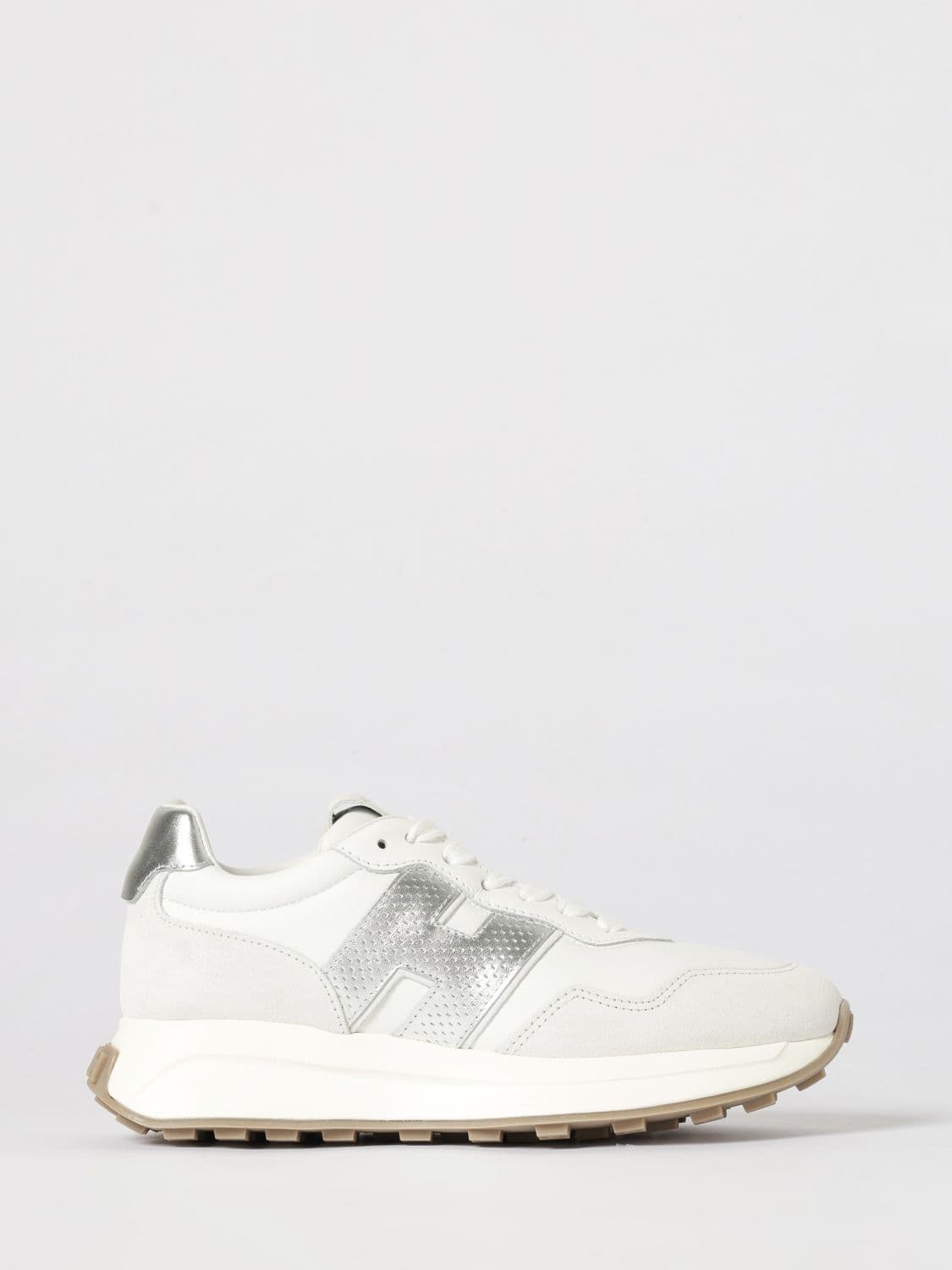 Hogan H641 Suede and Nylon Sneakers