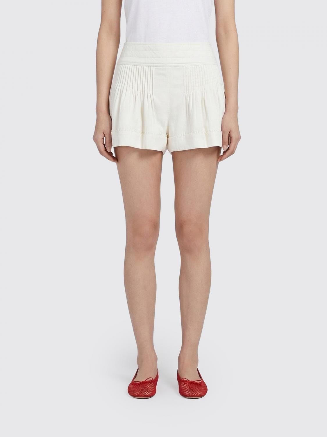 Isabel Marant Cybila Cotton Shorts