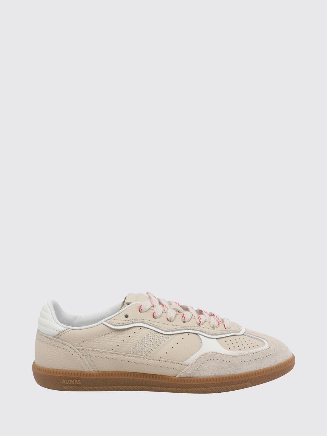 Alohas TB.490 Grained Leather and Suede Sneakers