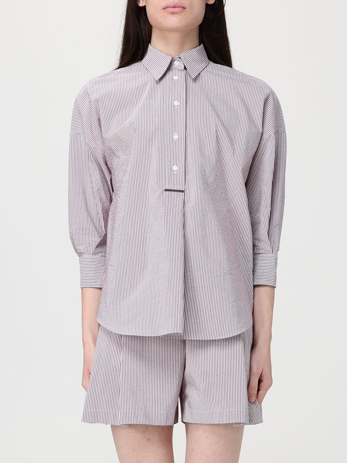 Brunello Cucinelli Cotton Blend Shirt