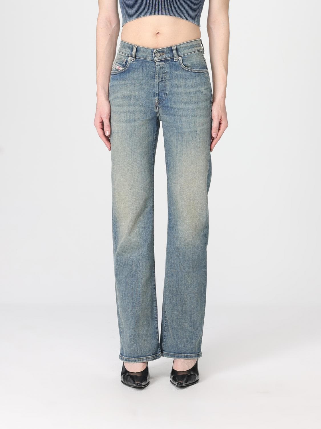 Diesel D-Sent Slim Fit Jeans in Stretch Denim