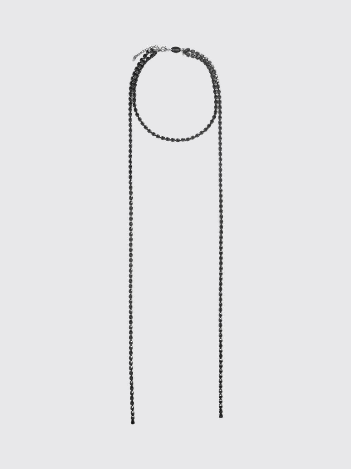 Dsquared2 Brass Necklace with Crystals