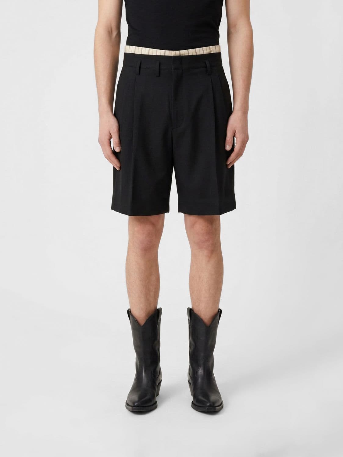 Maison Margiela Tailored Wool Shorts