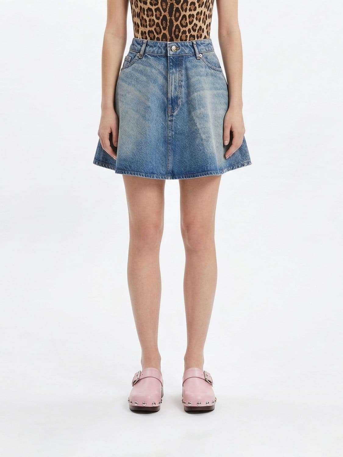 Ganni Denim Mini Skirt