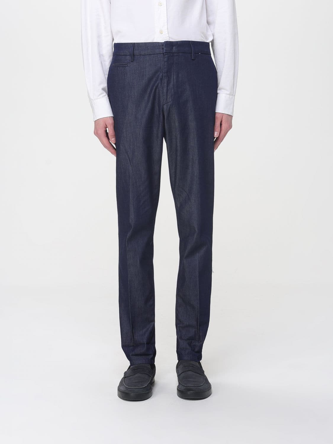 Dondup Cotton Tailored Trousers