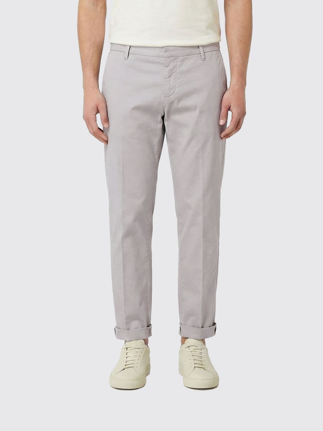 Dondup Stretch Cotton Chino Trousers