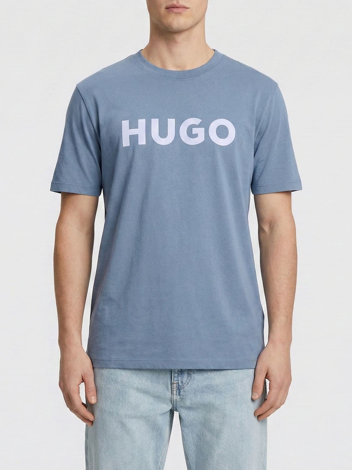 Hugo Cotton T-Shirt with Logo