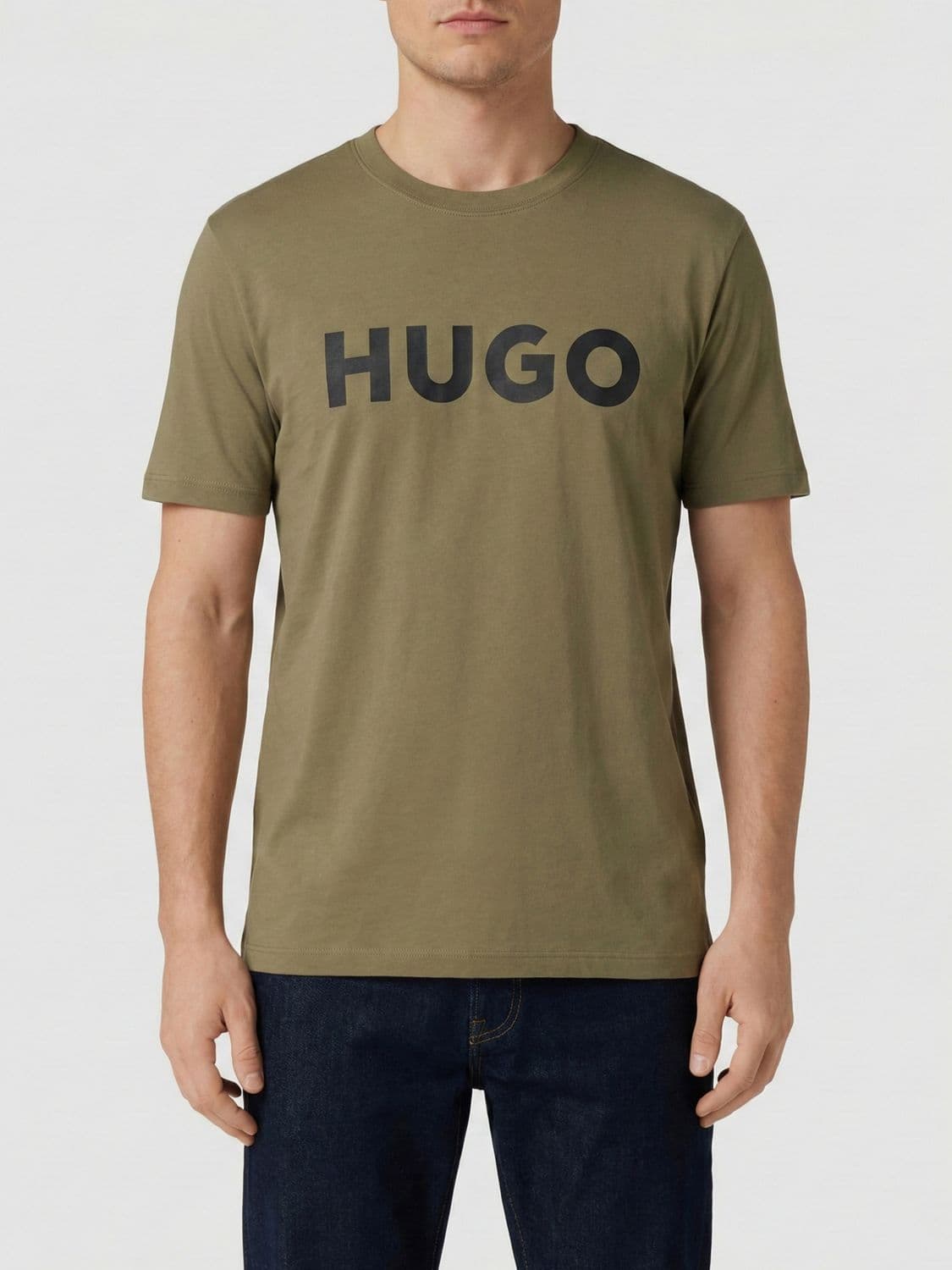 Hugo Cotton T-Shirt with Logo