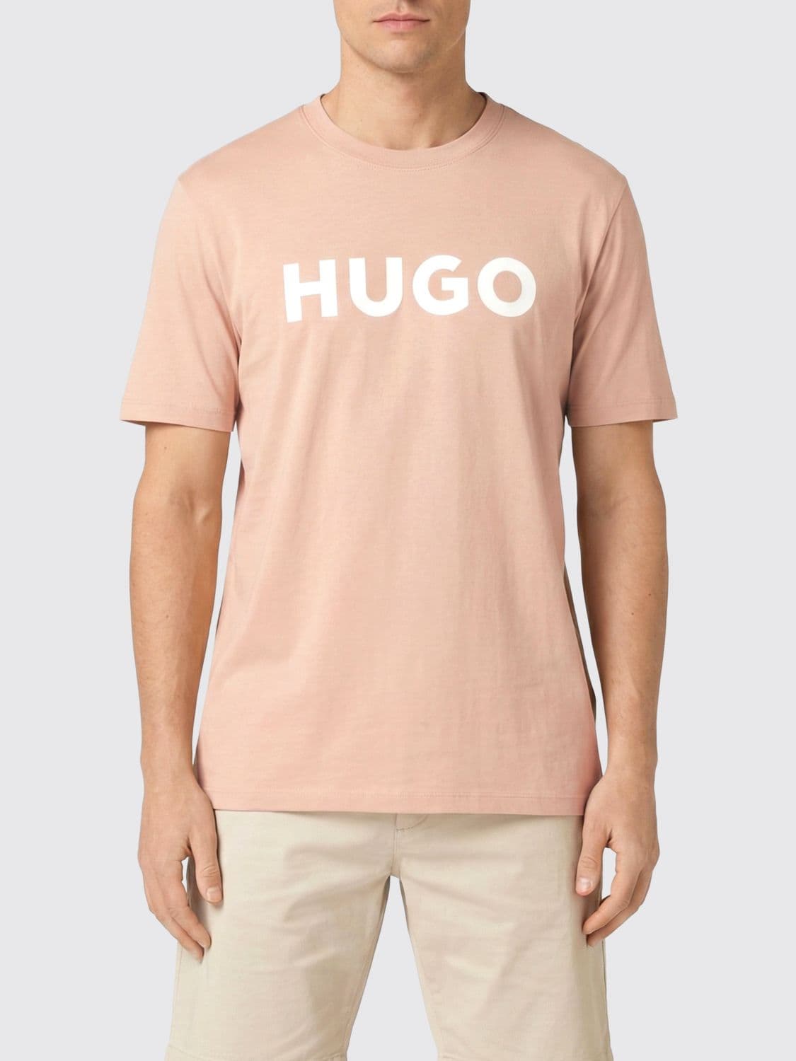 Hugo Cotton T-Shirt with Logo · M
