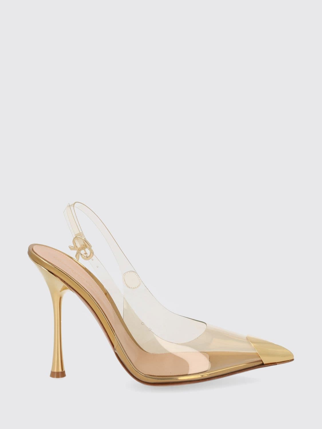 Gianvito Rossi Diana Slingback in PVC and Patent Leather