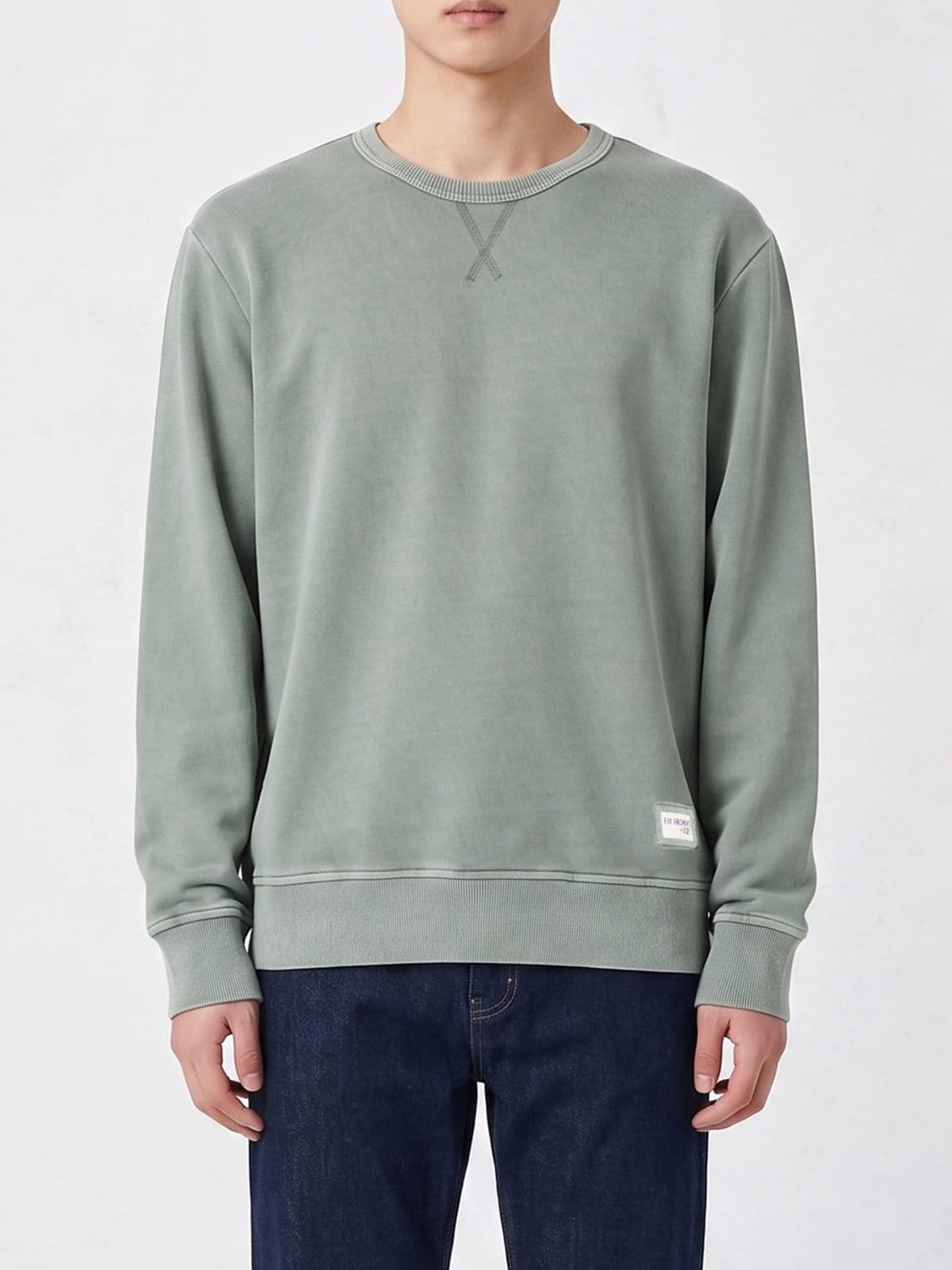 Fay Cotton Crew Neck Sweatshirt