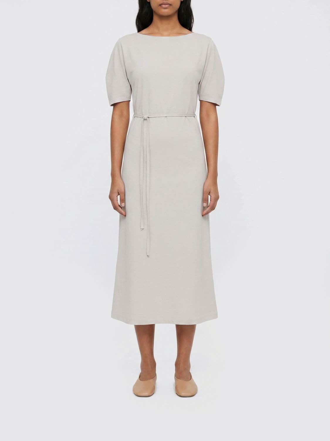 Lemaire Cotton and Linen Midi Dress