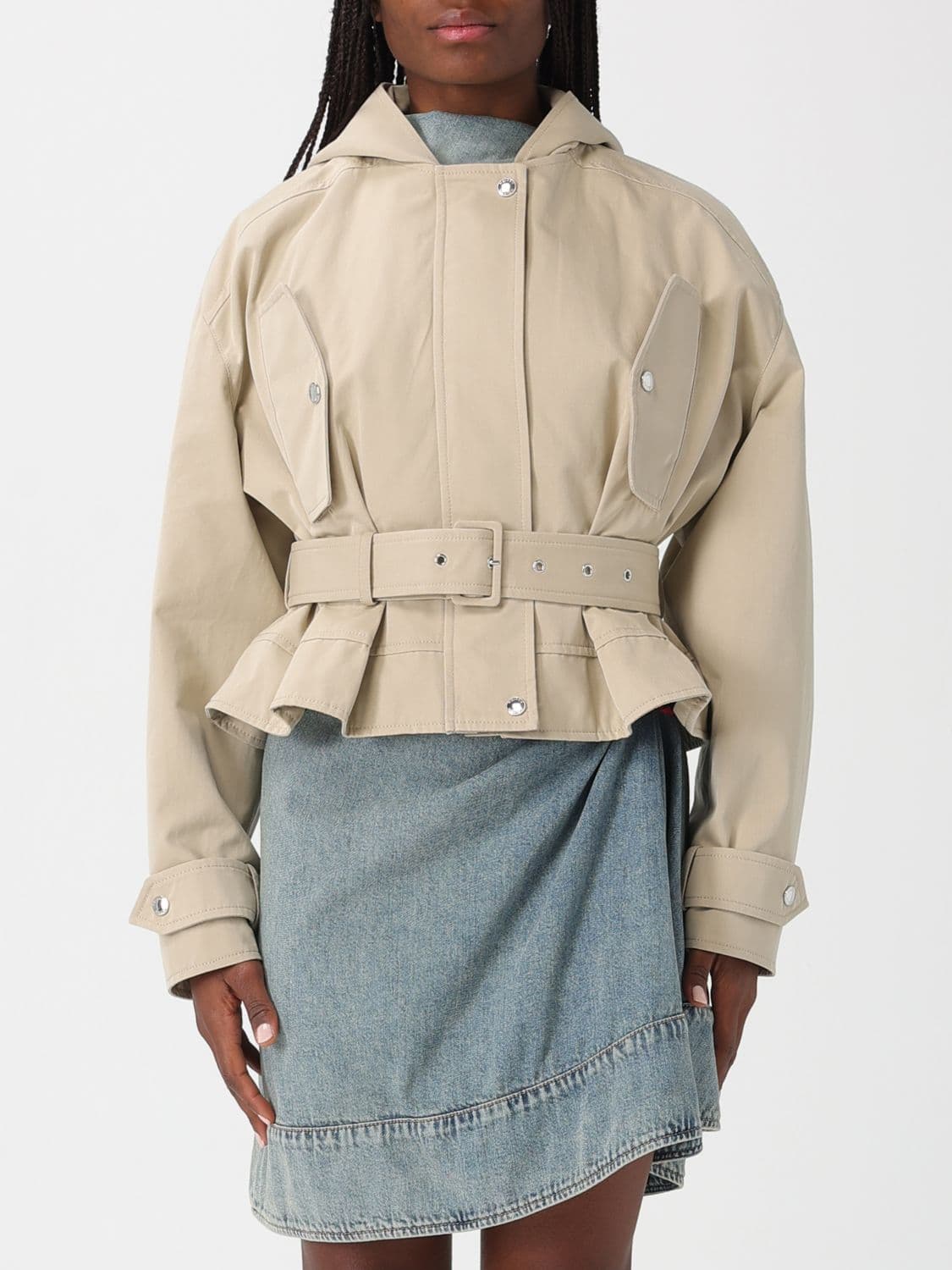 Mcqueen Cropped Hooded Jacket
