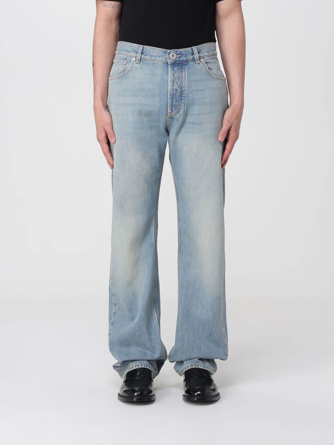 Mcqueen Straight Denim Jeans