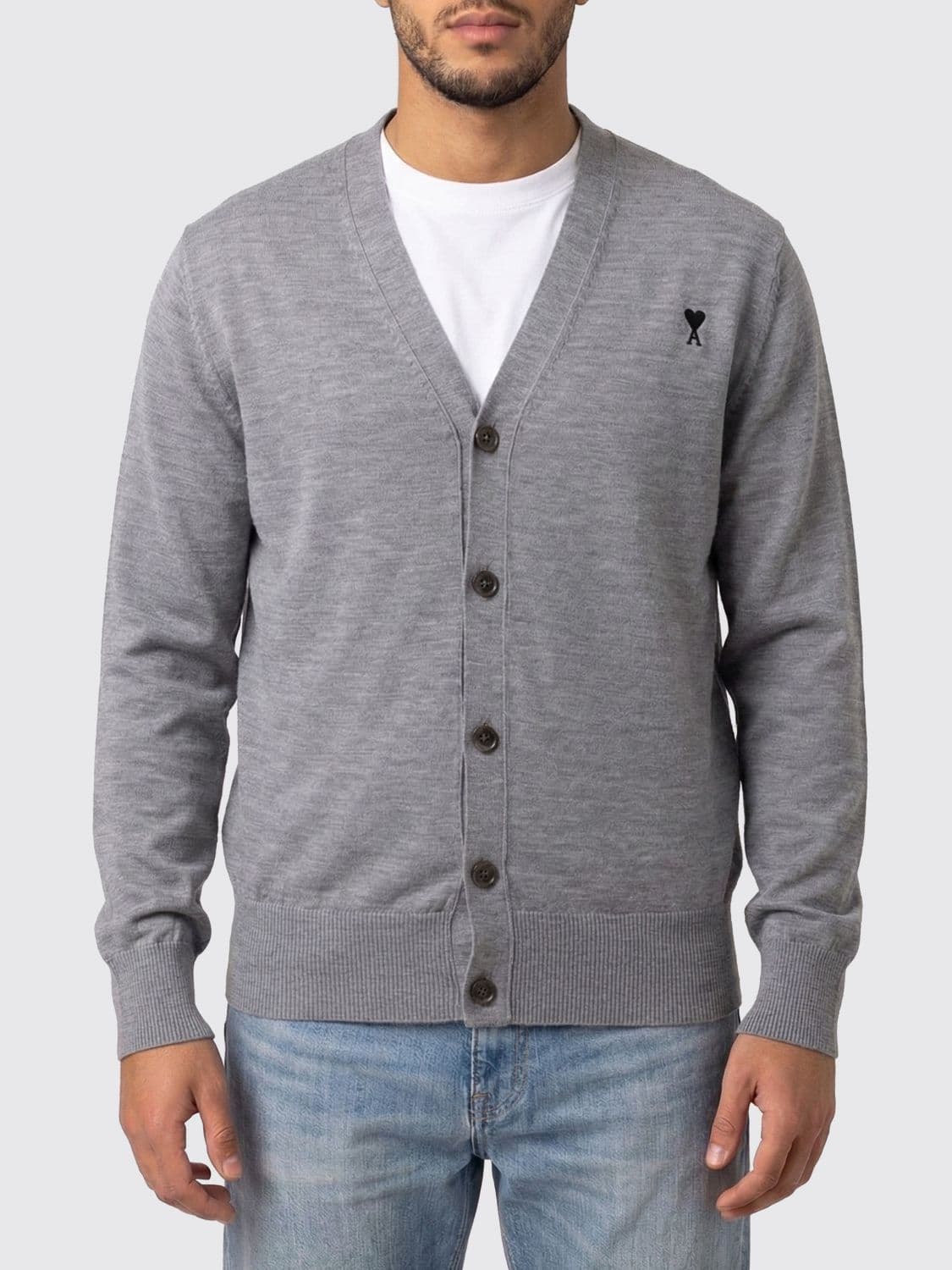 Ami Paris Wool Cardigan