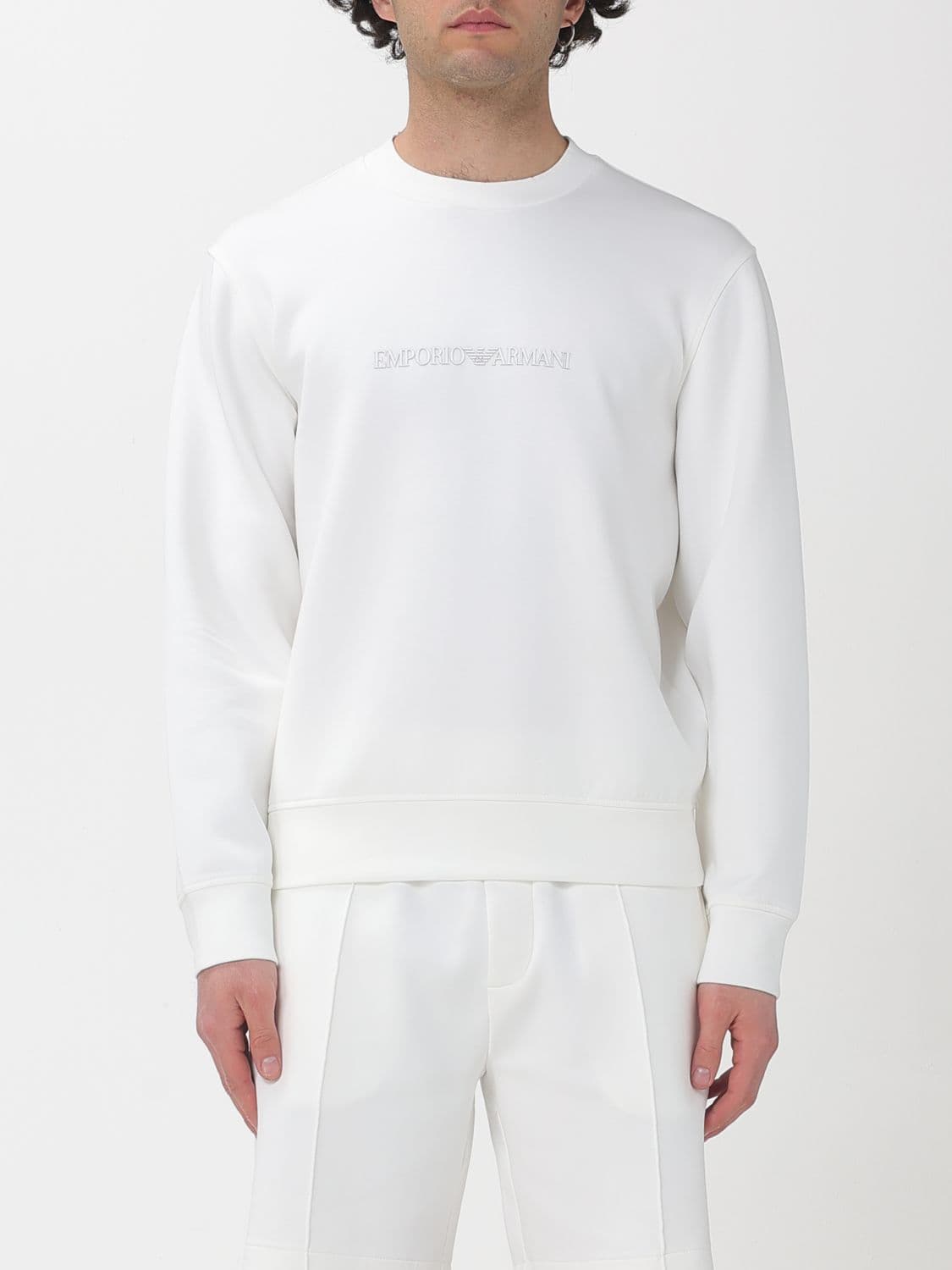 Emporio Armani Crew Neck Sweatshirt with Logo