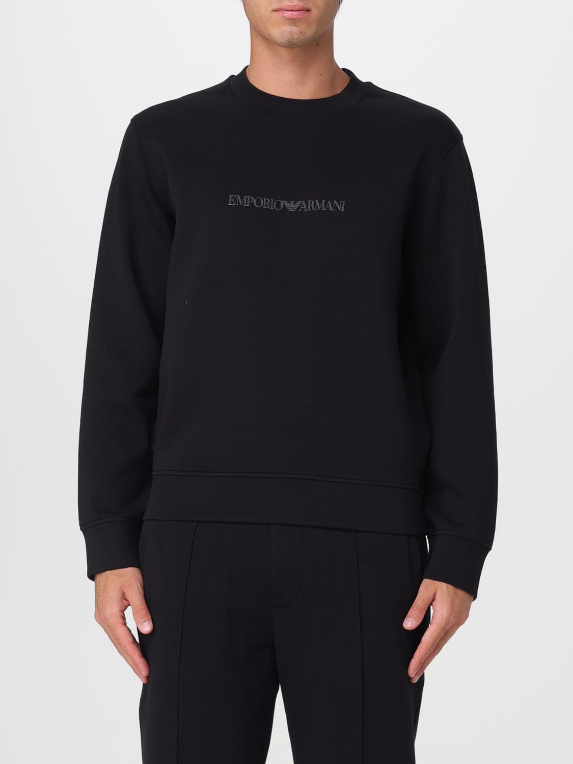 Emporio Armani Crew Neck Sweatshirt with Logo