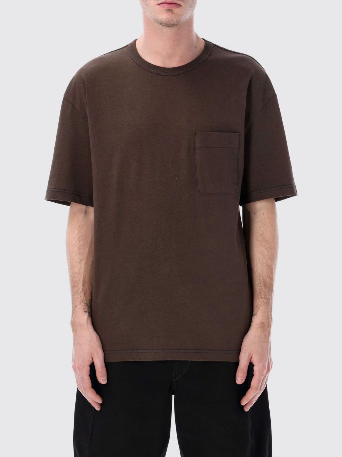 Lemaire Cotton and Linen T-shirt