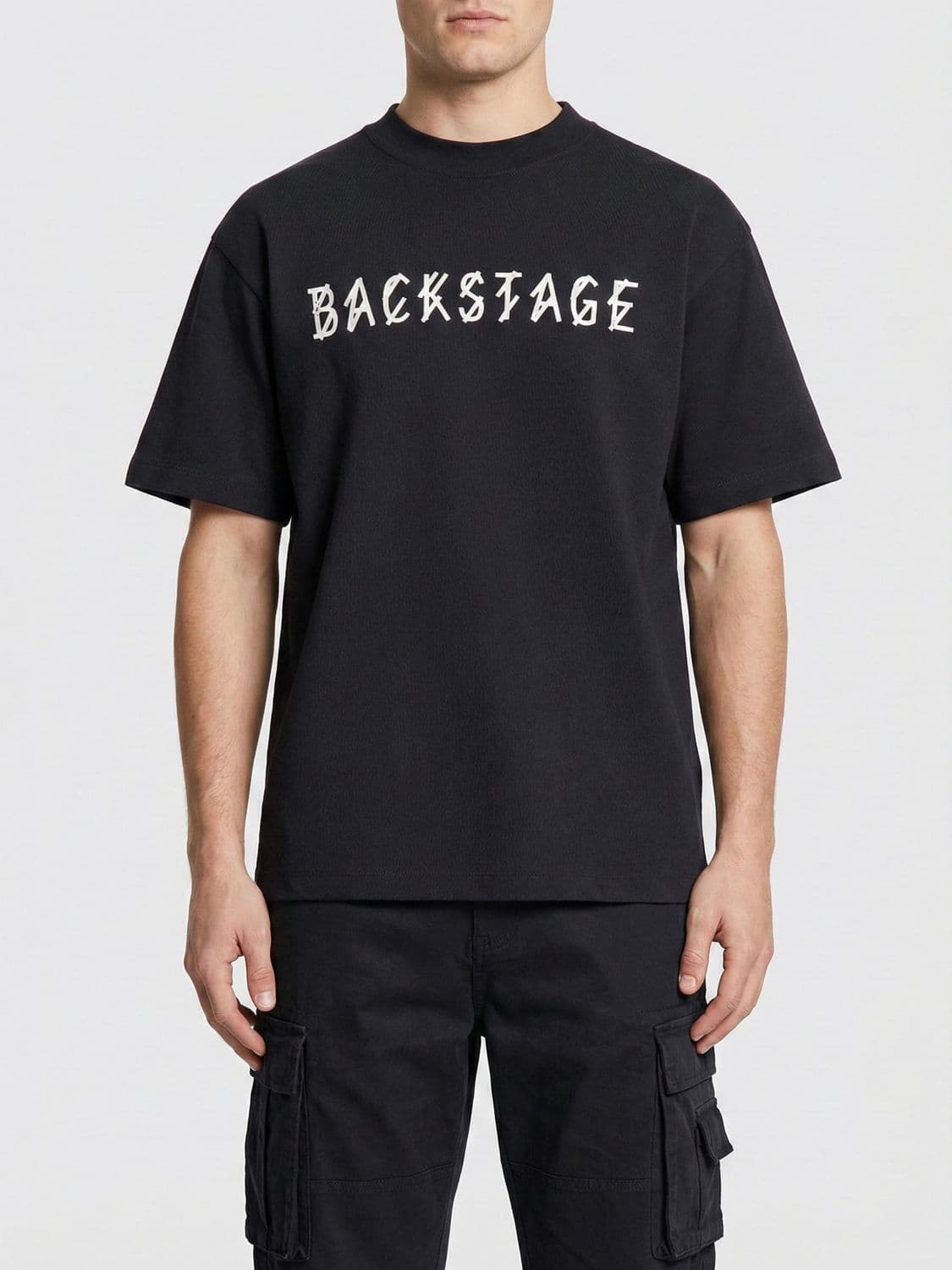 44 Label Group Maxi Logo Cotton T-shirt
