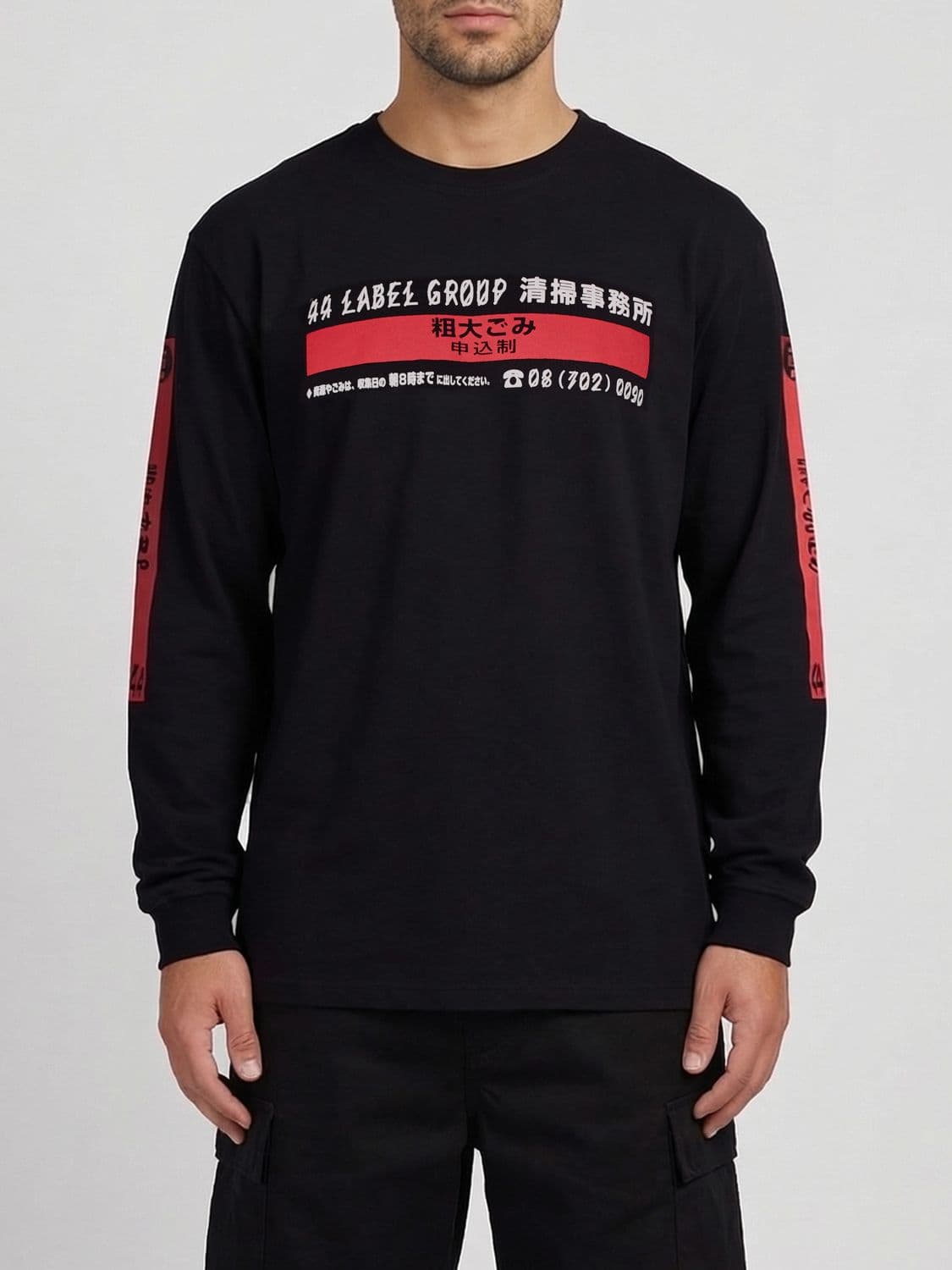 44 Label Group Printed Cotton Crewneck Sweatshirt