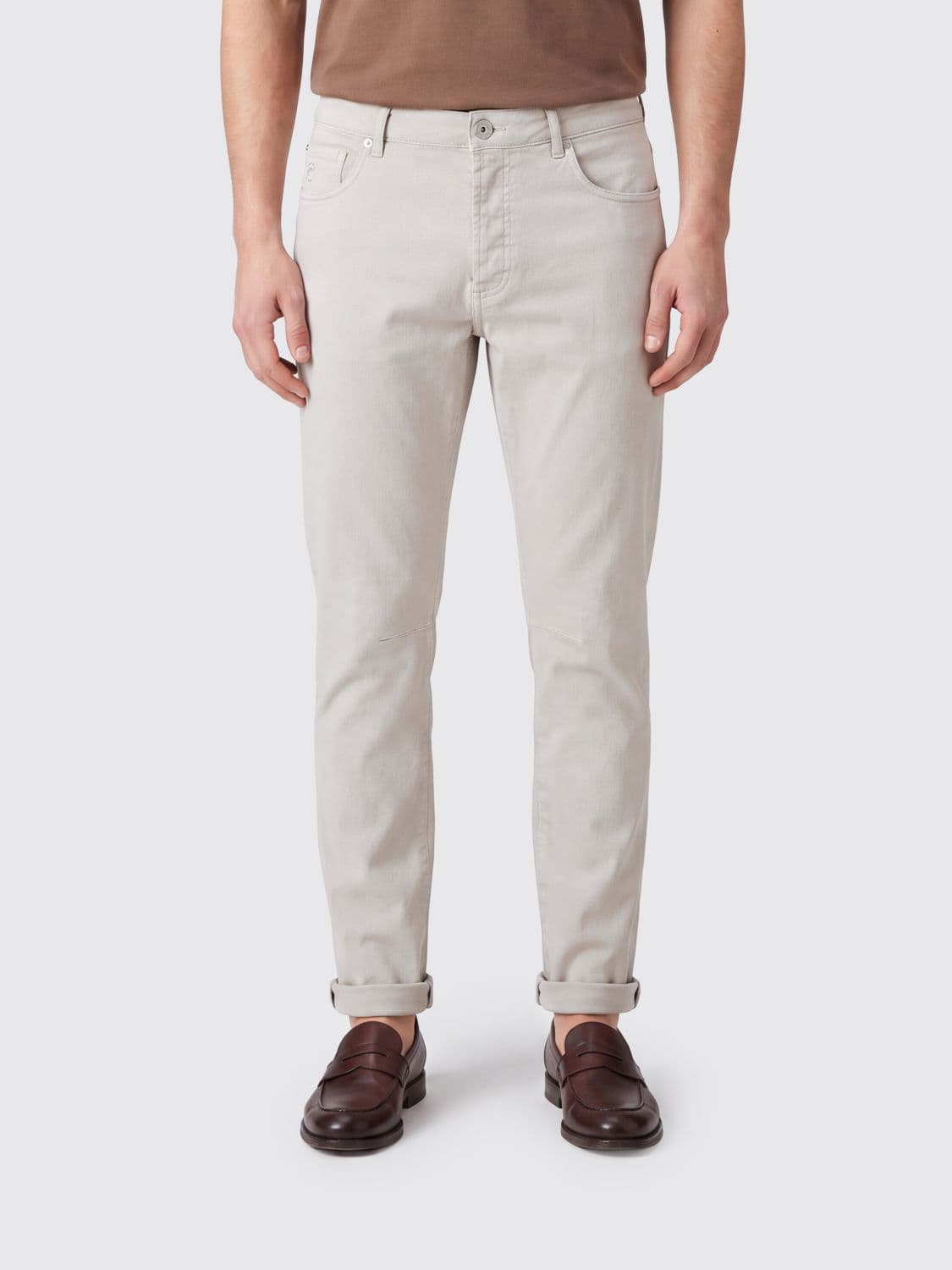 Brunello Cucinelli Slim Fit Jeans in Stretch Denim · 52