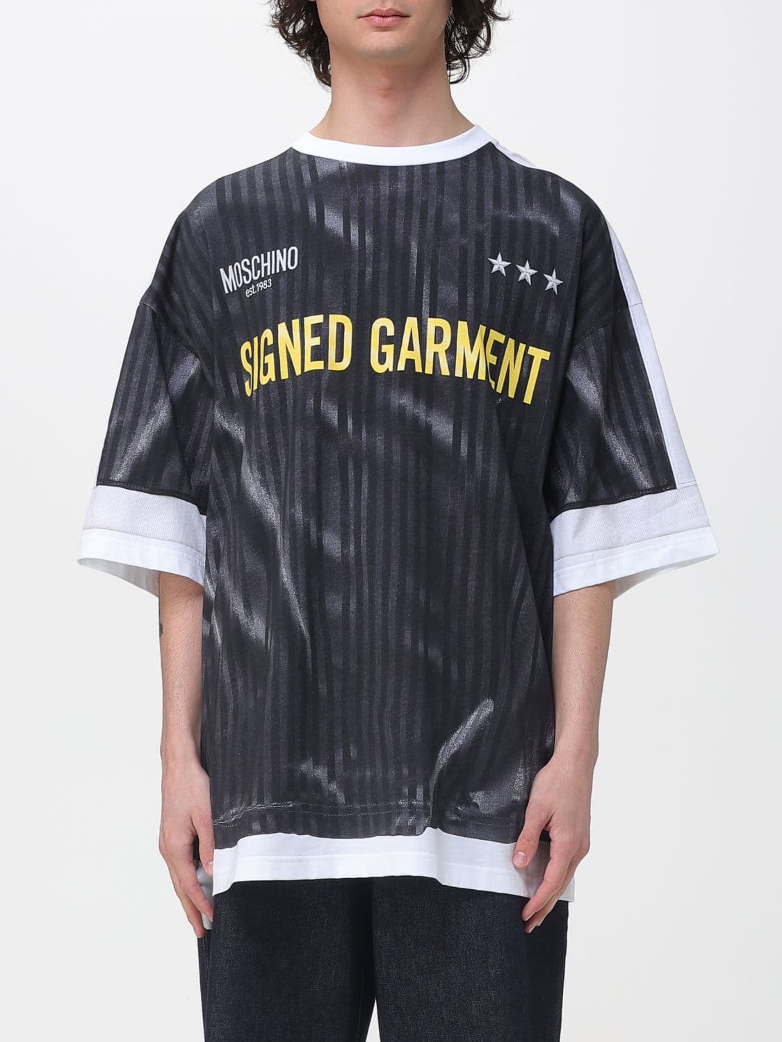 Moschino Couture Printed Cotton T-shirt