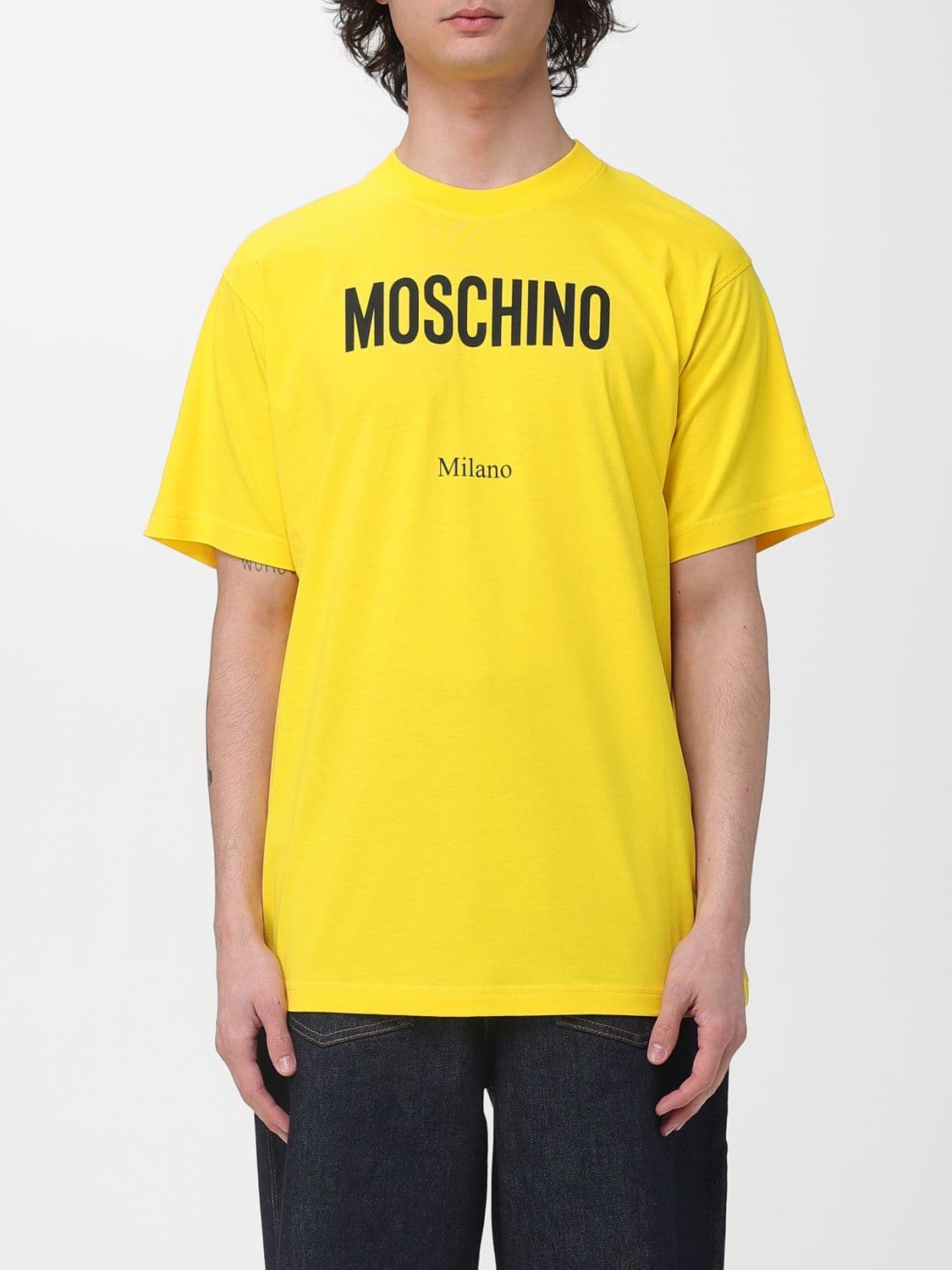 Moschino Couture Cotton T-shirt with Logo