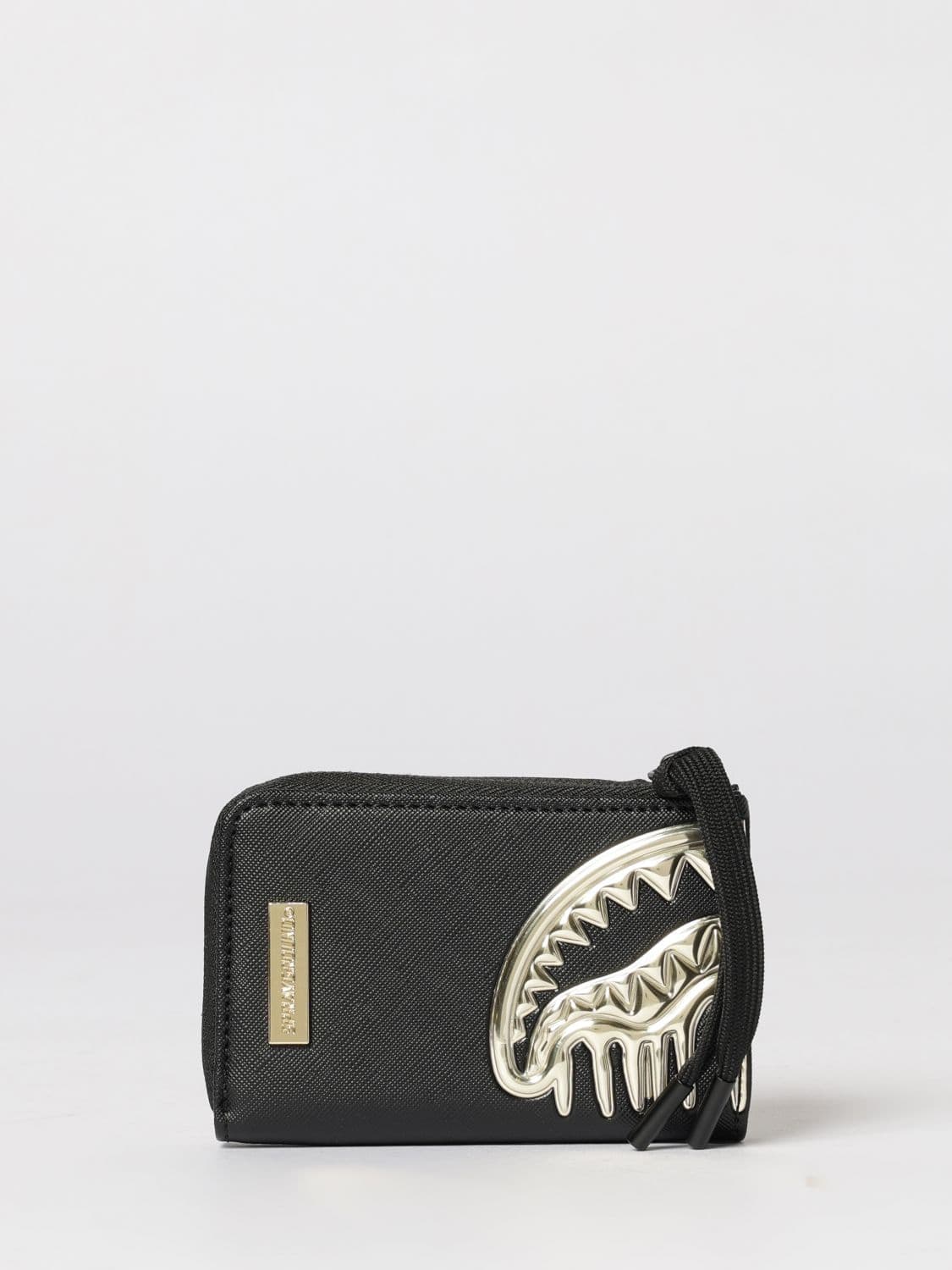 Sprayground Gold And Dangerous Saffiano Faux Leather Wallet