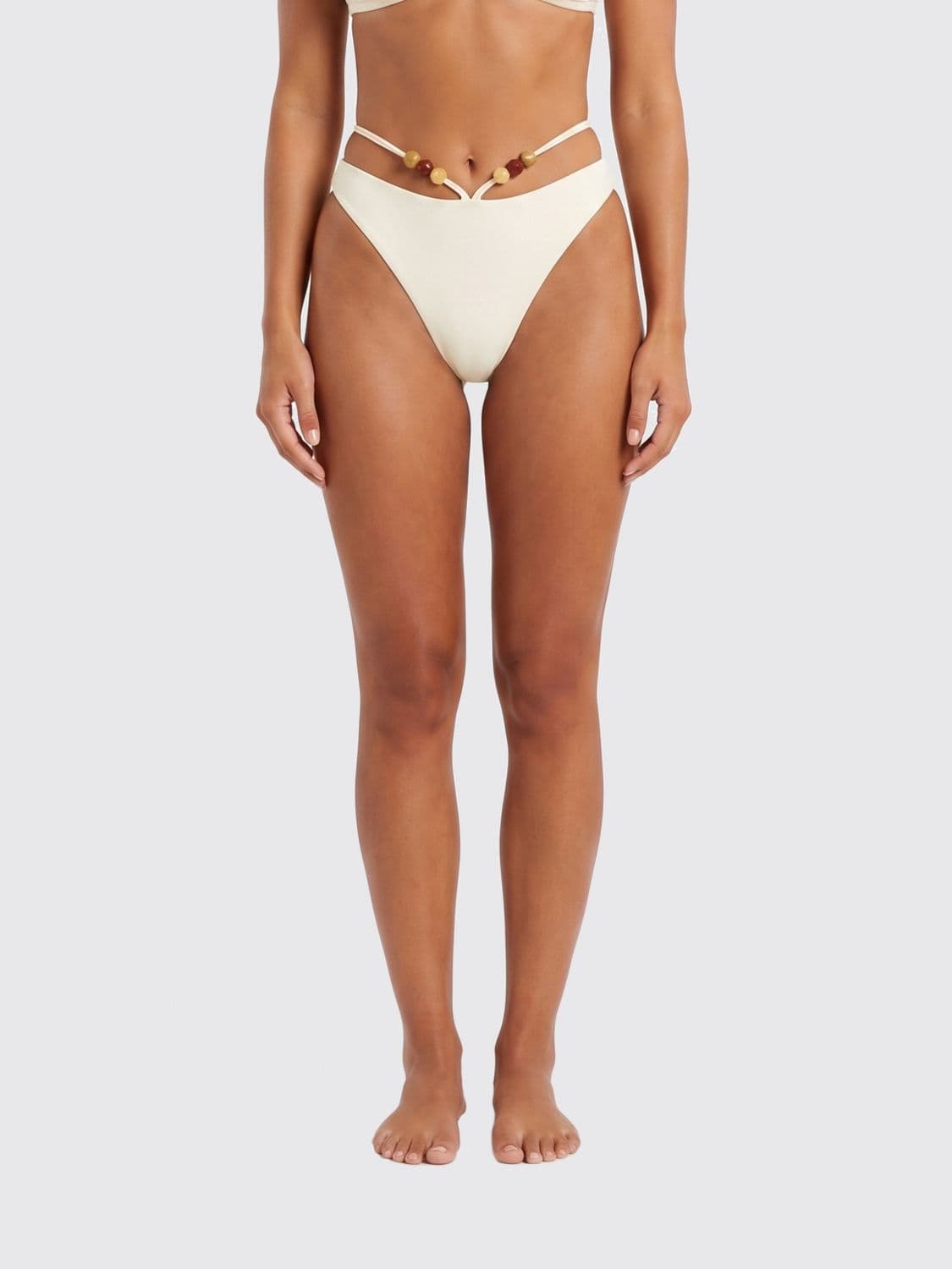 Magda Butrym Polyamide Swimsuit with Beads