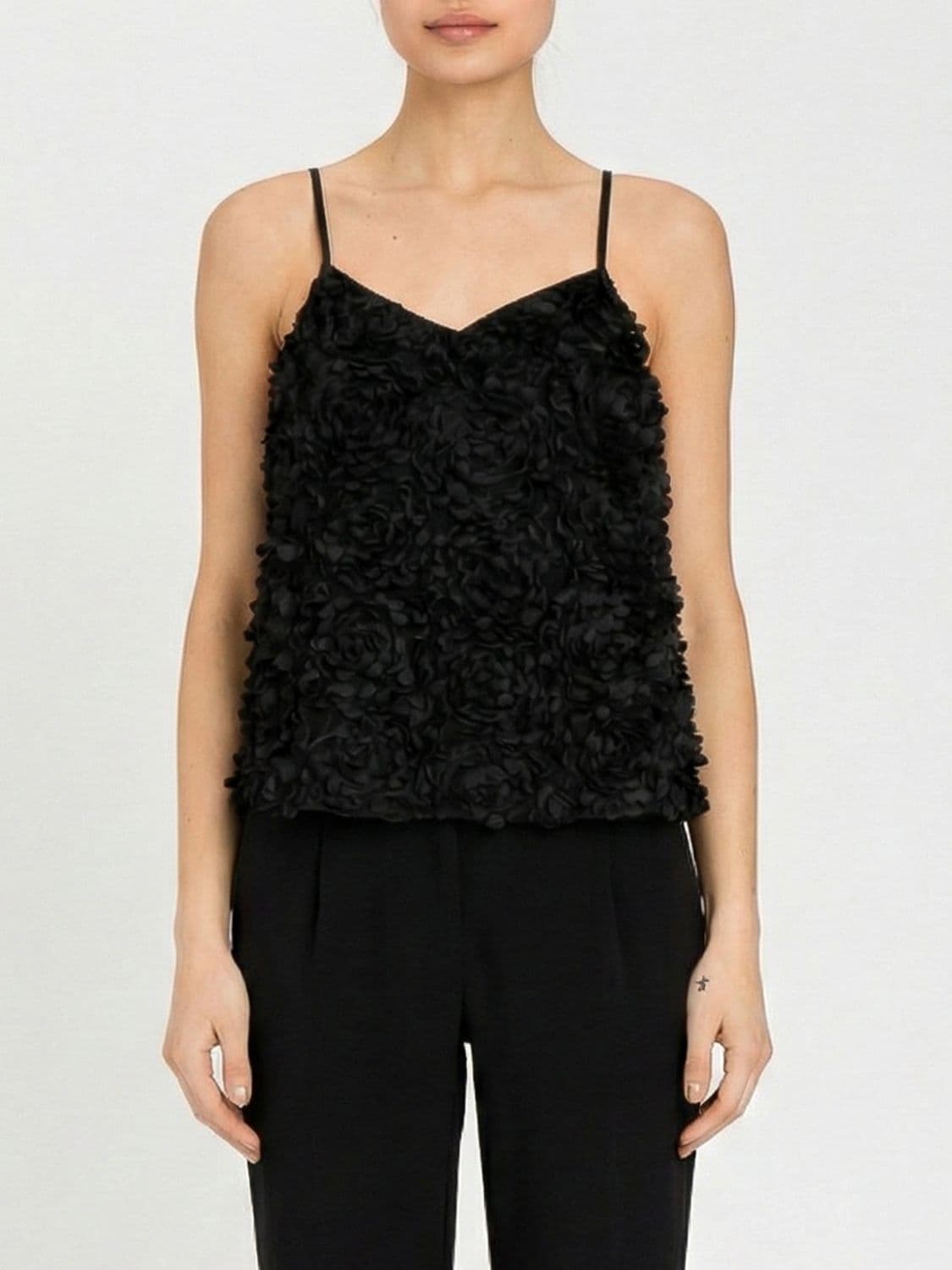 Twinset Crêpe Top with Flowers
