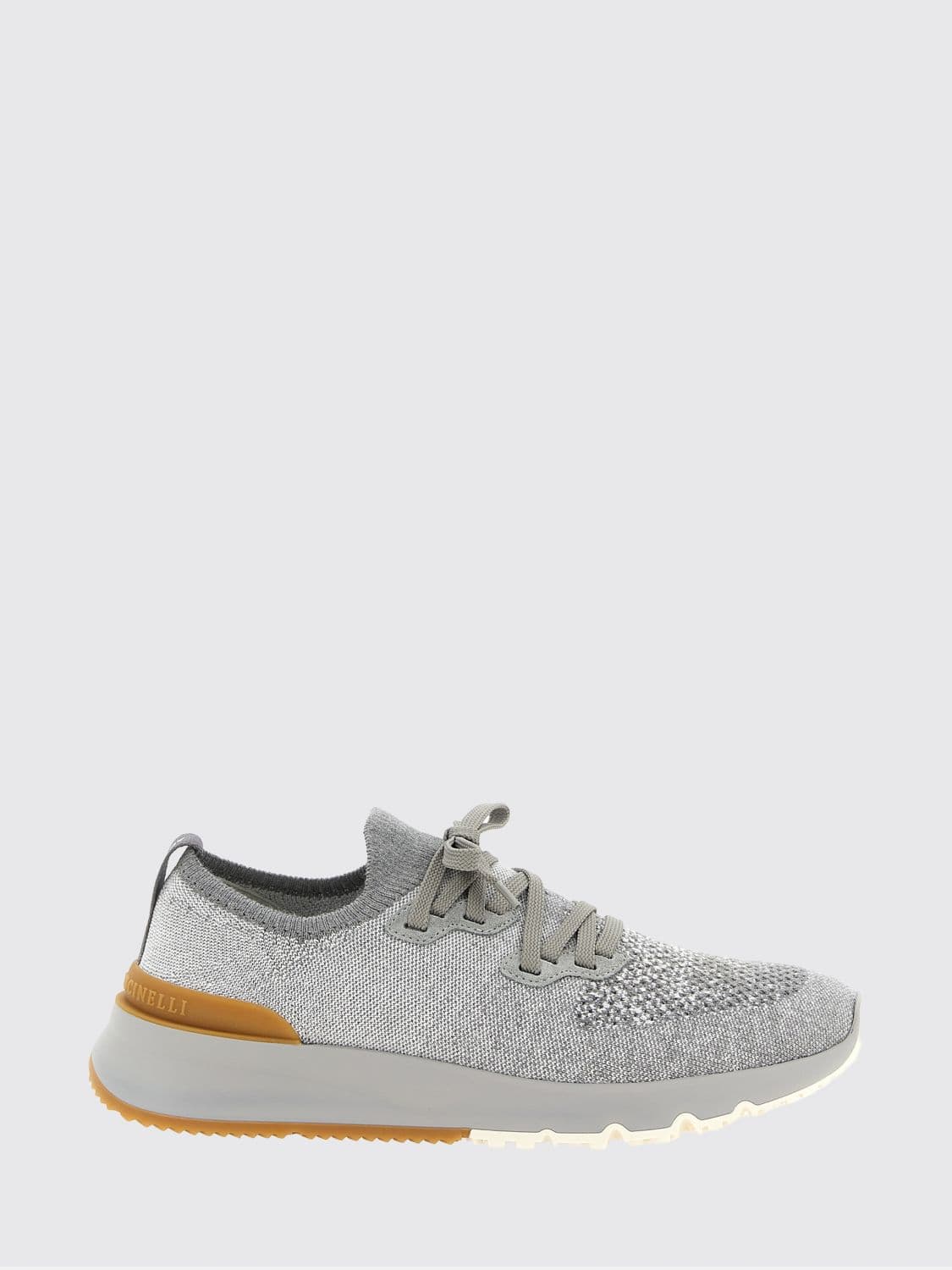Brunello Cucinelli Crochet Cotton Knit Sneakers