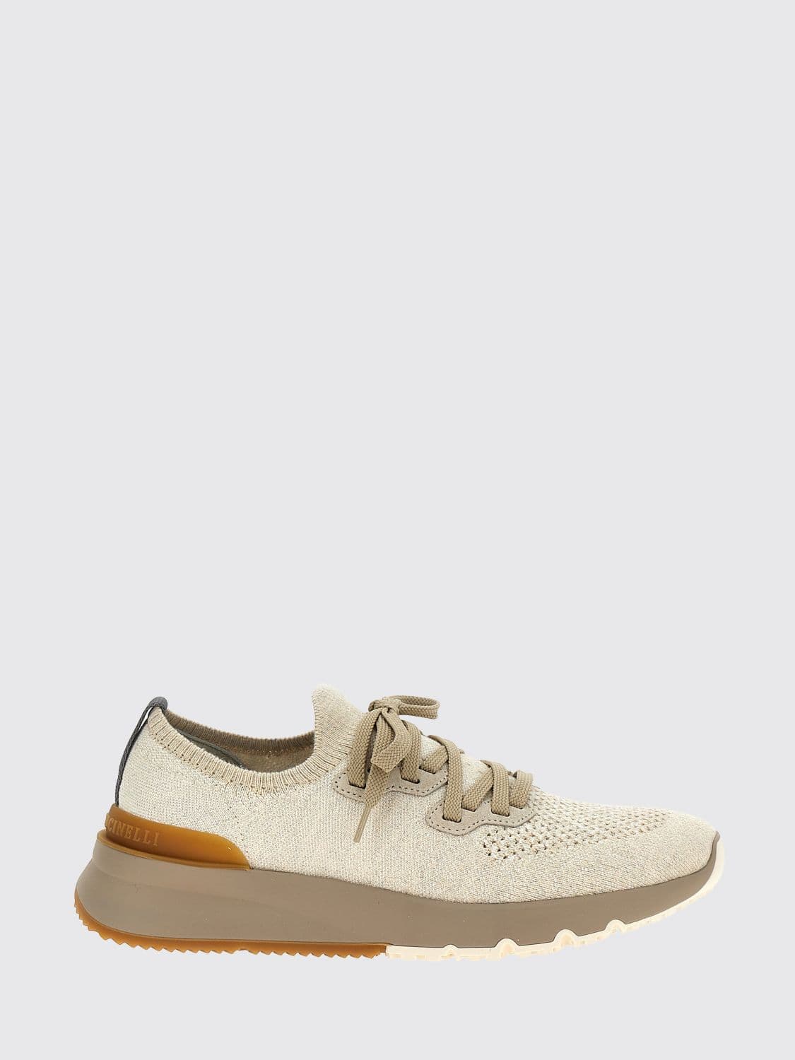 Brunello Cucinelli Crochet Cotton Knit Sneakers · 40
