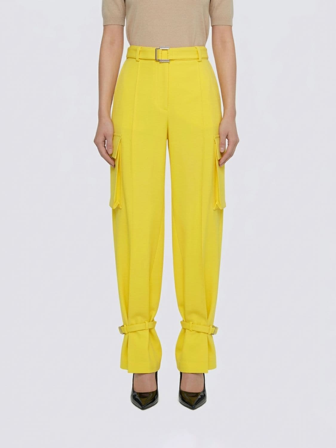 The Attico Twill Cargo Trousers · 40