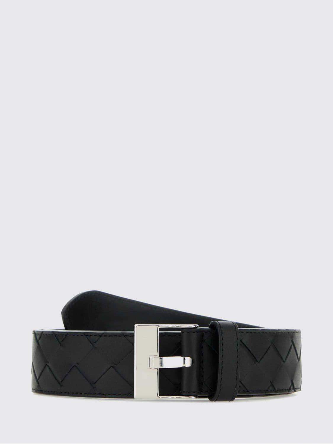 Bottega Veneta Watch Belt in Woven Leather