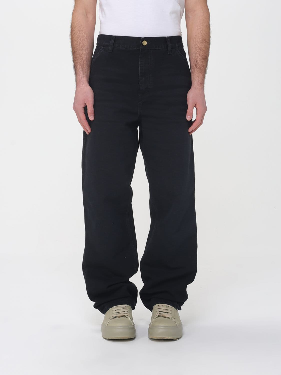 Carhartt Wip Wide Leg Single Knee Denim Jeans
