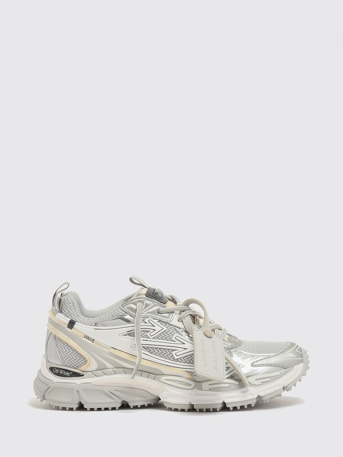 Off-White Be Right Back Mesh and Rubber Sneakers