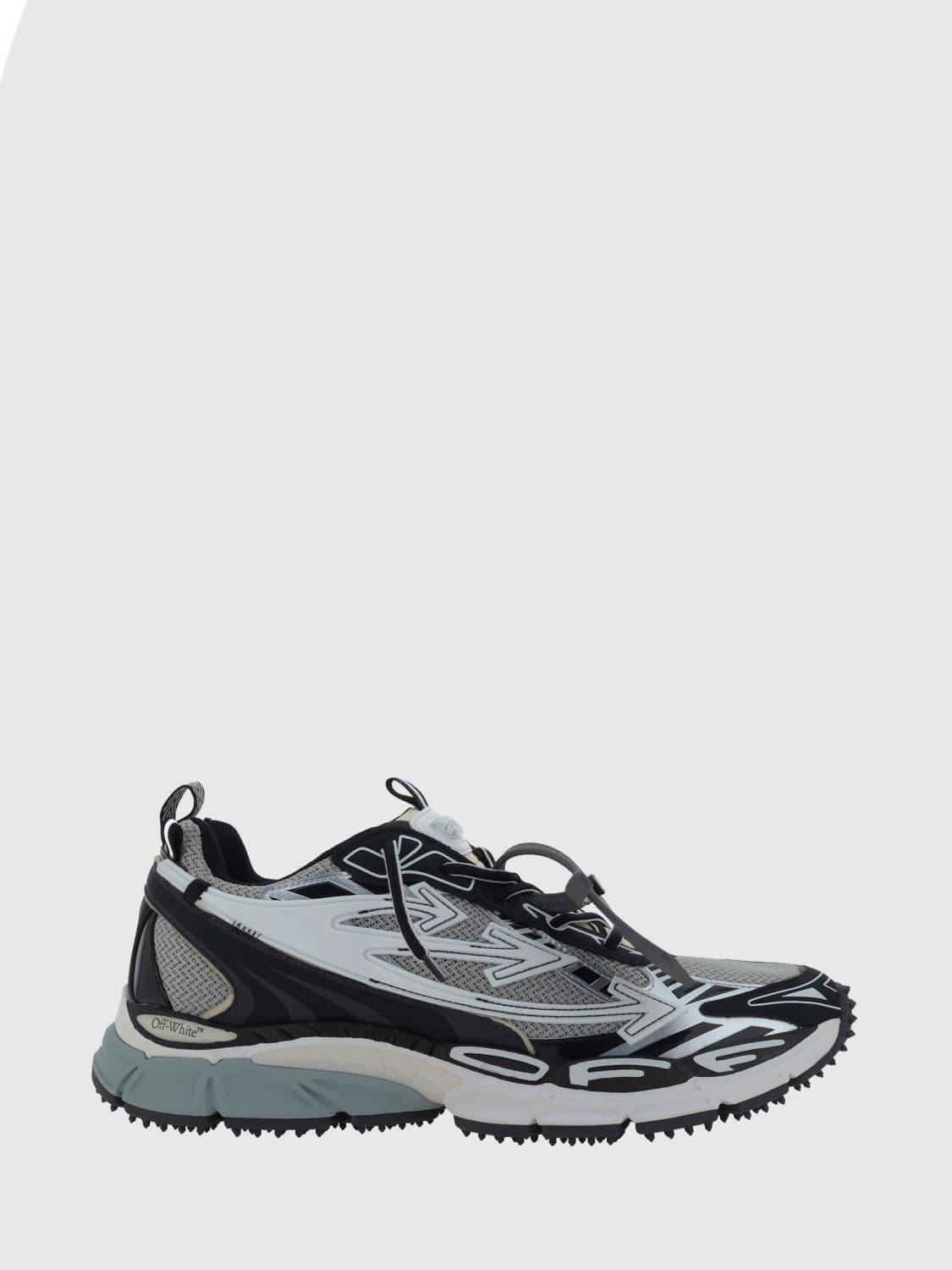 Off-White Be Right Back Mesh and Rubber Sneakers