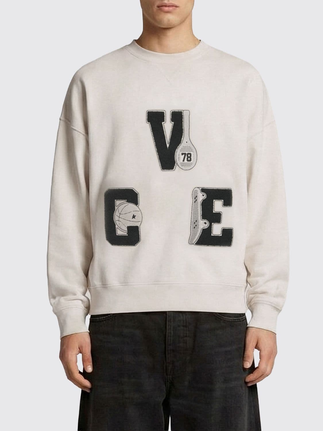 Golden Goose Crewneck Sweatshirt with Lettering