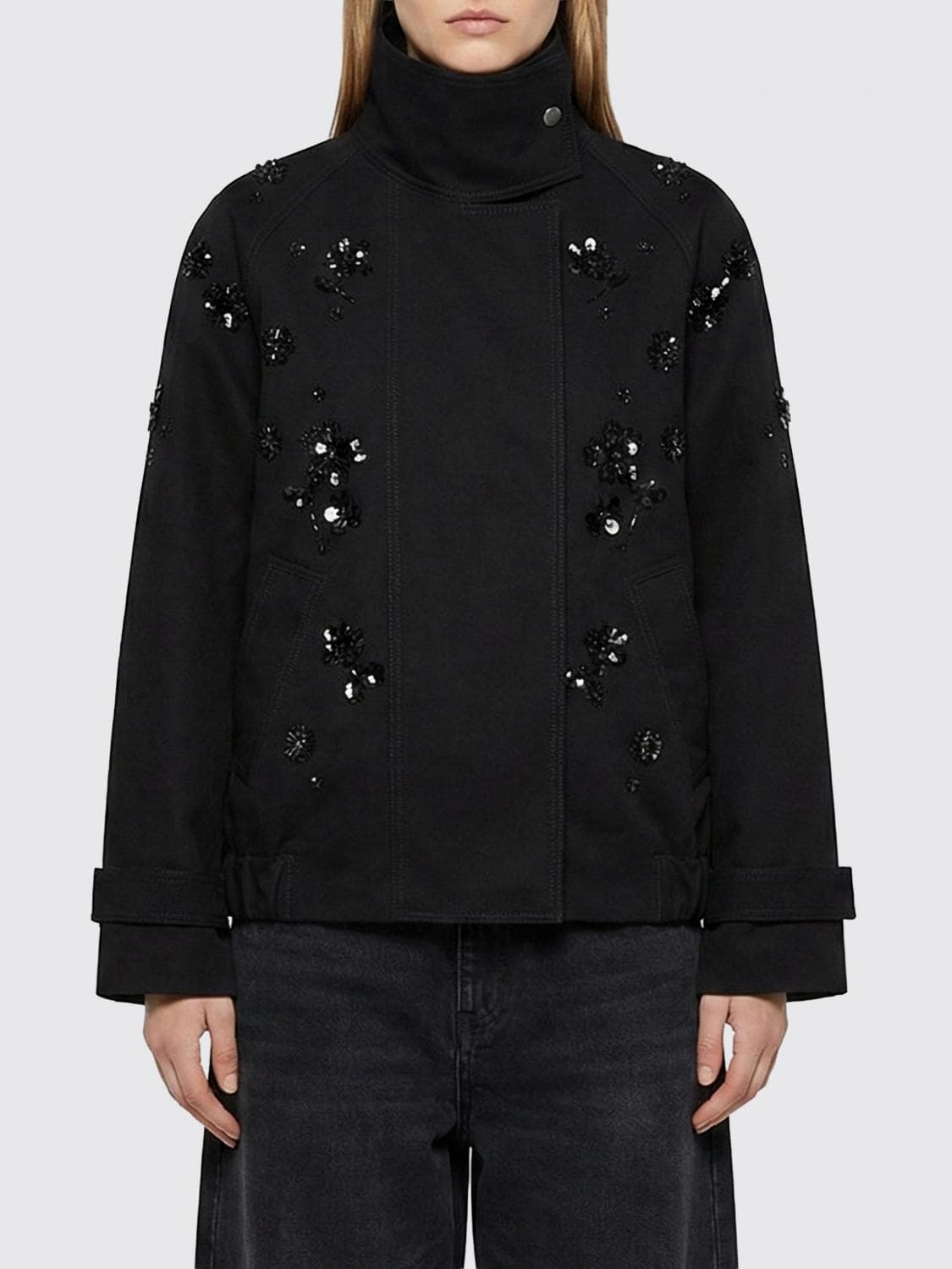 Golden Goose Cotton Blend Jacket with Sequins