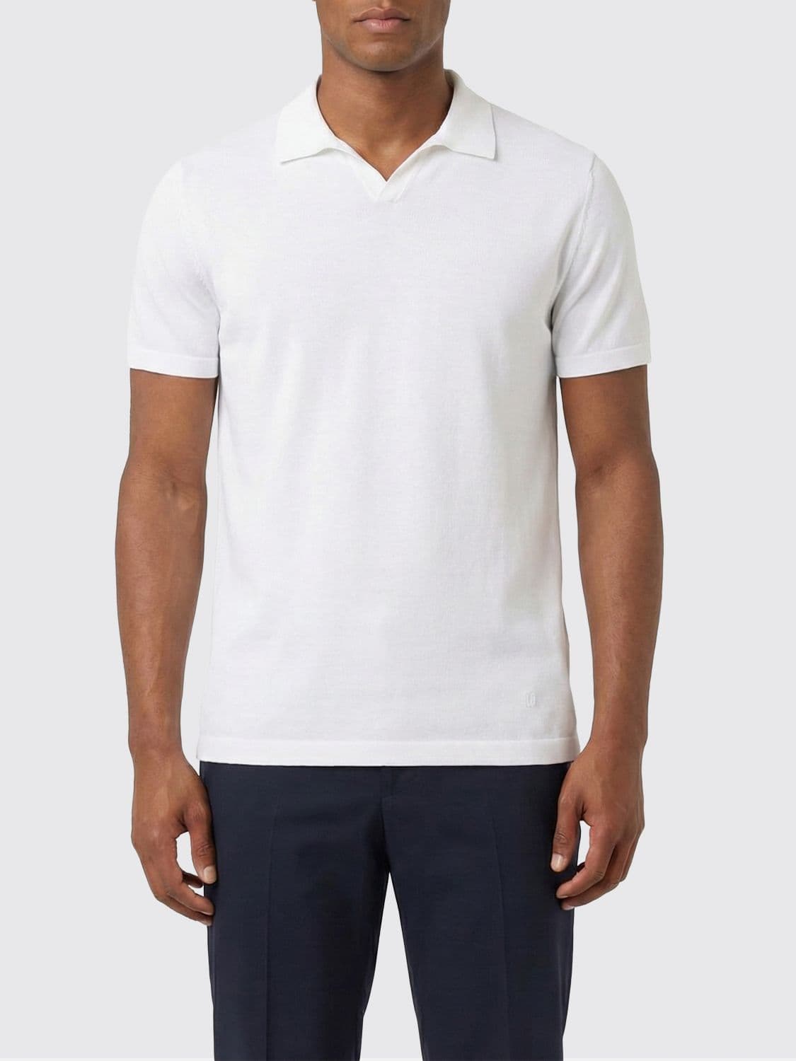 Dondup Cotton Knit Polo Shirt